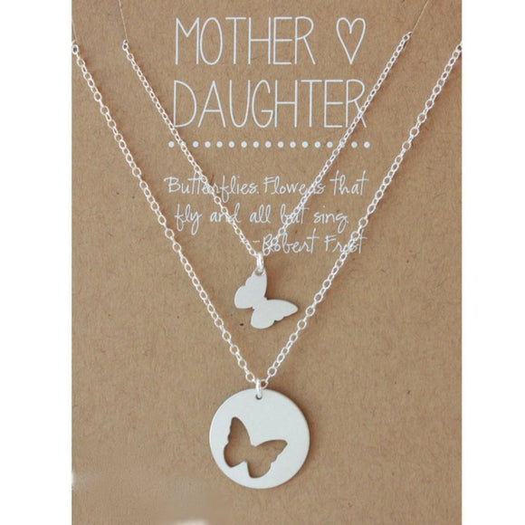 Butterfly Mother Daughter Jewelry