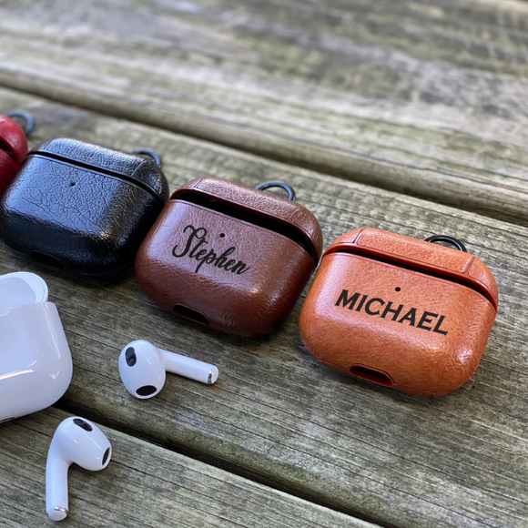 Leather Persoanlised Airpod/Airpod Pro Case